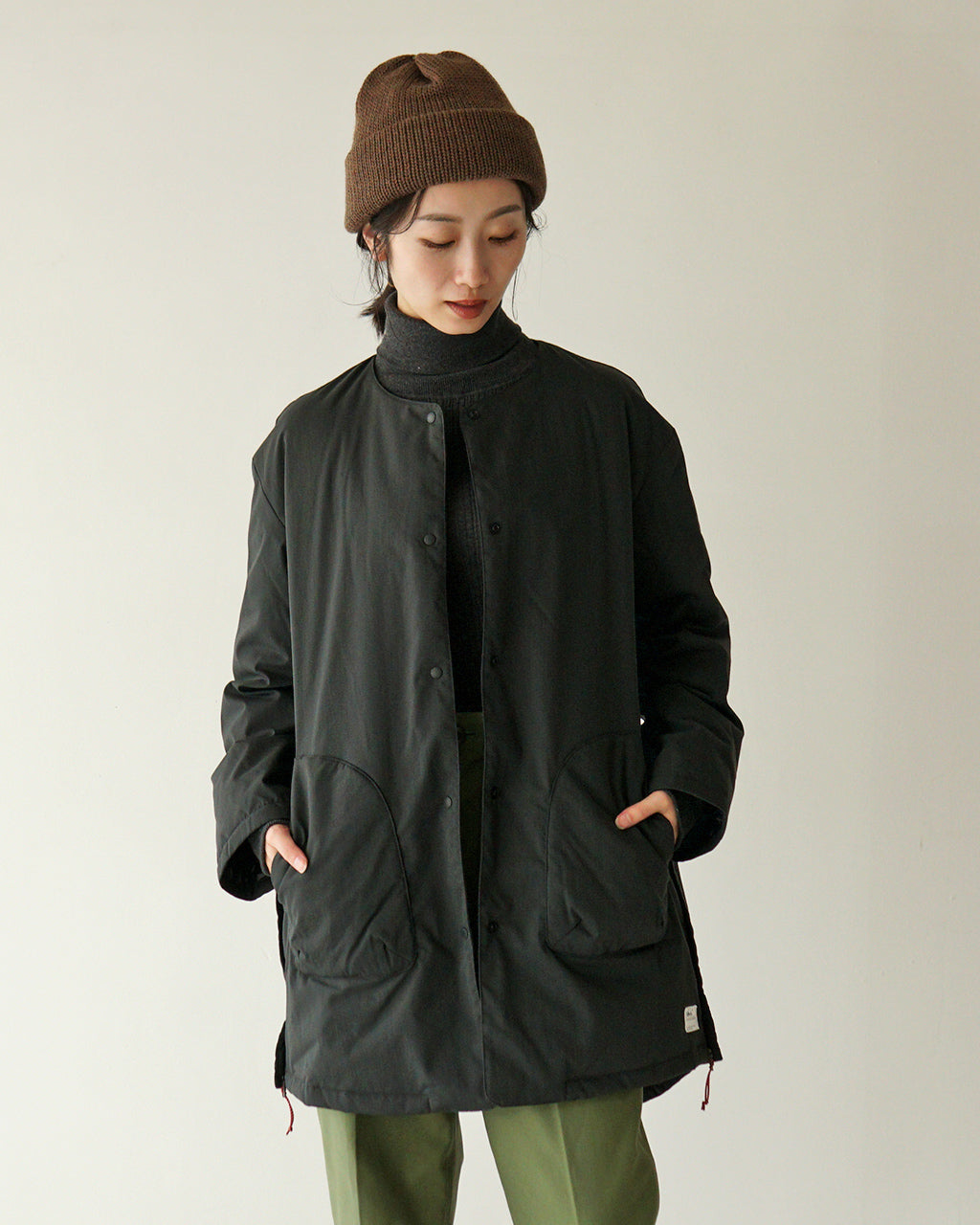 NANGA ナンガ ヒノック リップストップ インナー ダウン ロング カーディガン HINOC RIPSTOP INNER DOWN LONG CARDIGAN W ND2442-1M302-A【送料無料】