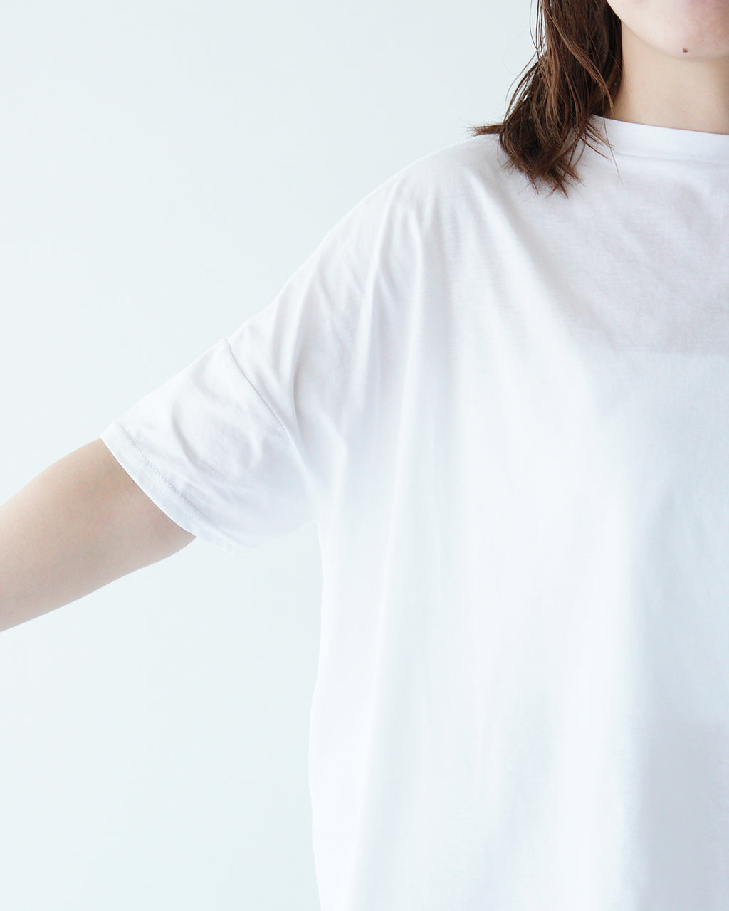 NARU ナル 110/2サイロプレミアム エアリーシャツ 半袖 Tシャツ カットソー ワイドT 接触冷感 UVカット ドロップショルダー 629201【クーポン対象外】