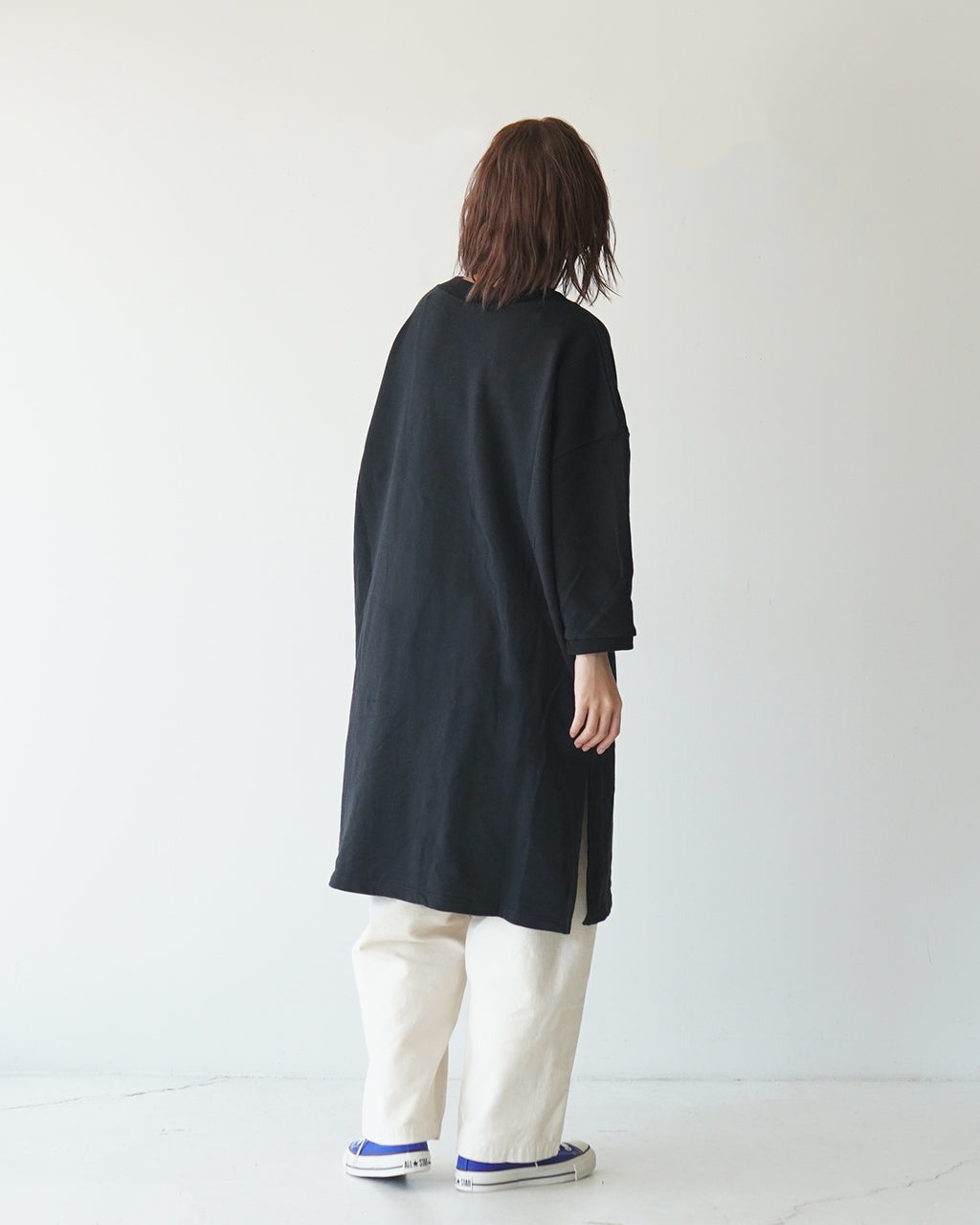 【SALE！30%OFF】NARU ナル 30/10セントラル裏毛 ワイドチュニック 656010