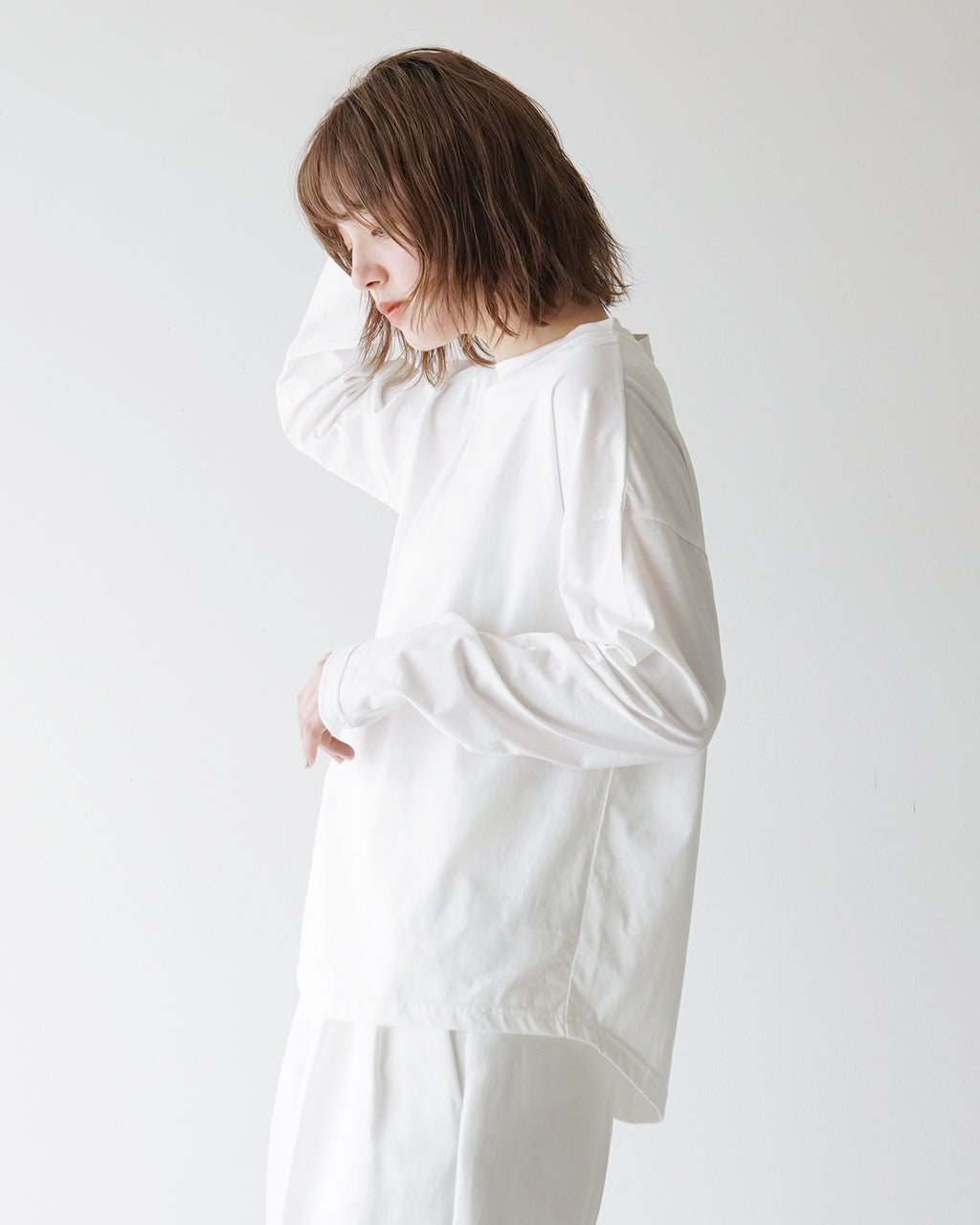 【SALE！50%OFF】NARU ナル 72/2サイロ ラウンドヘムPO プルオーバー カットソー 656210