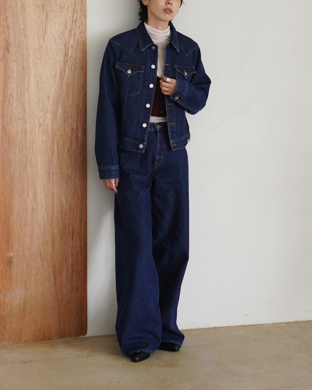 NEPLA. ネプラ ウェスタン デニムジャケット レディース 12.5oz