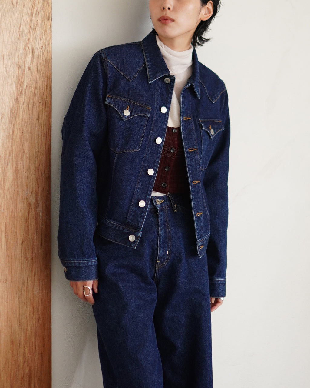 NEPLA. ネプラ ウェスタン デニムジャケット レディース 12.5oz