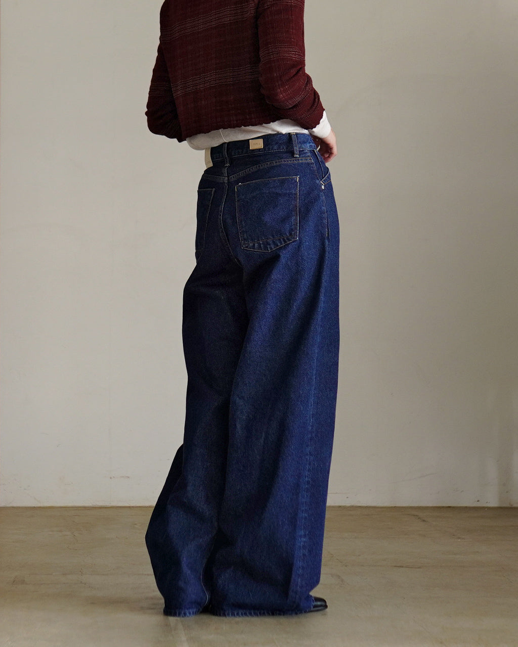 WESTERN DENIM BAGGY PANTS WOWBG-5A