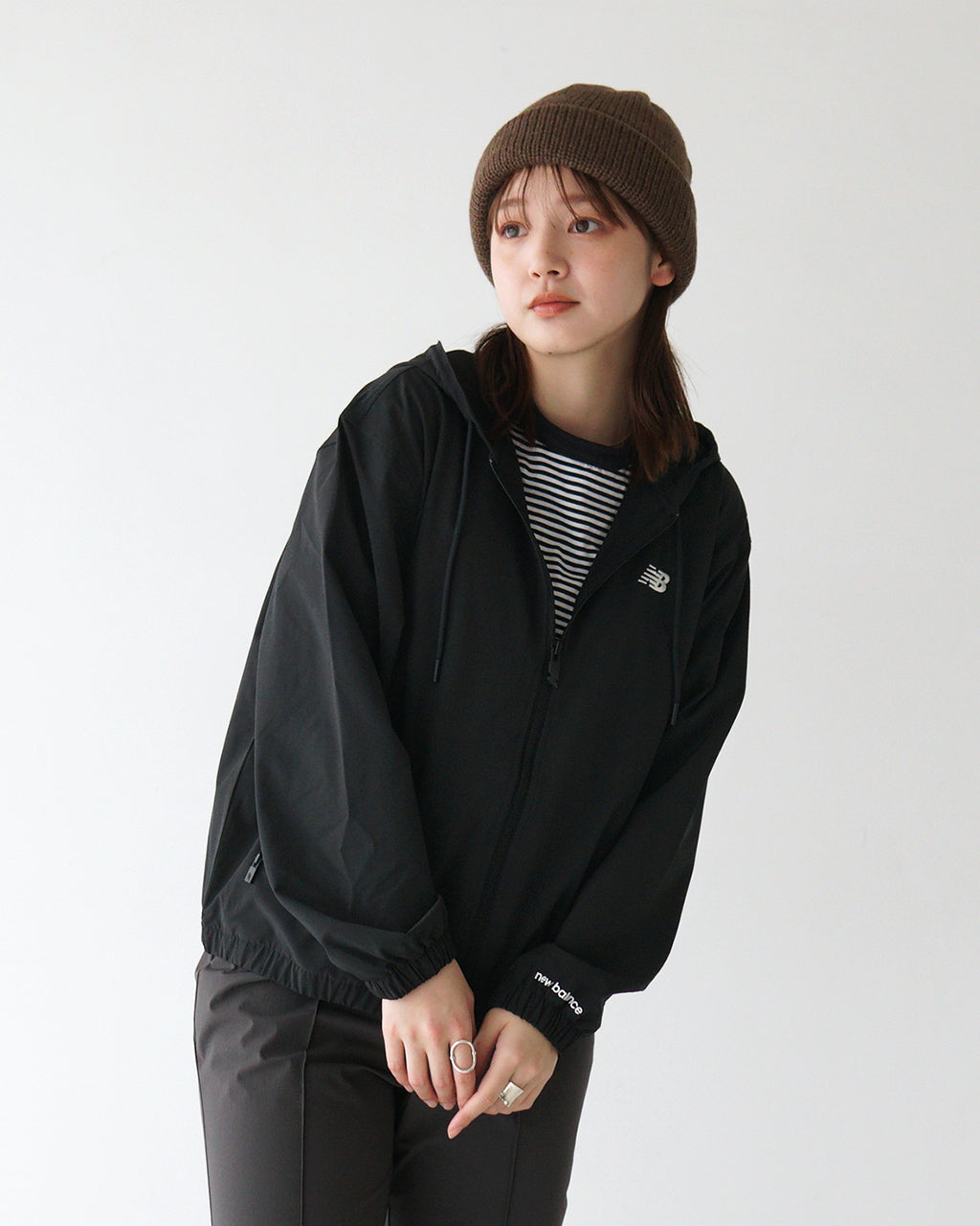 new balance ニューバランス ストレッチウーブン ジャケット Stretch Woven Jacket ジップアップ パーカー AWJ51503