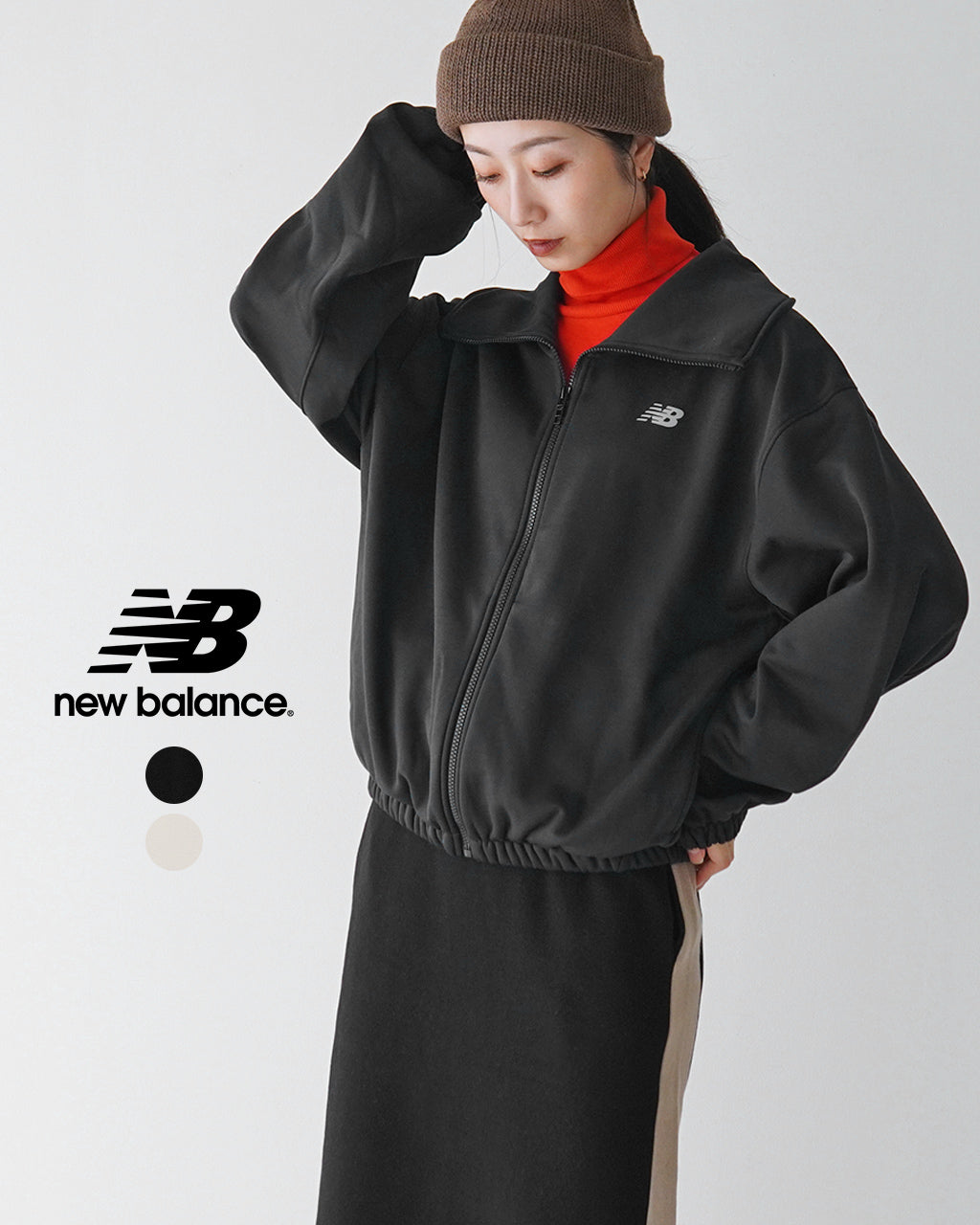 new balance ニューバランス Seasonal ポリフリース フルジップ ジャケット WJ43104【送料無料】