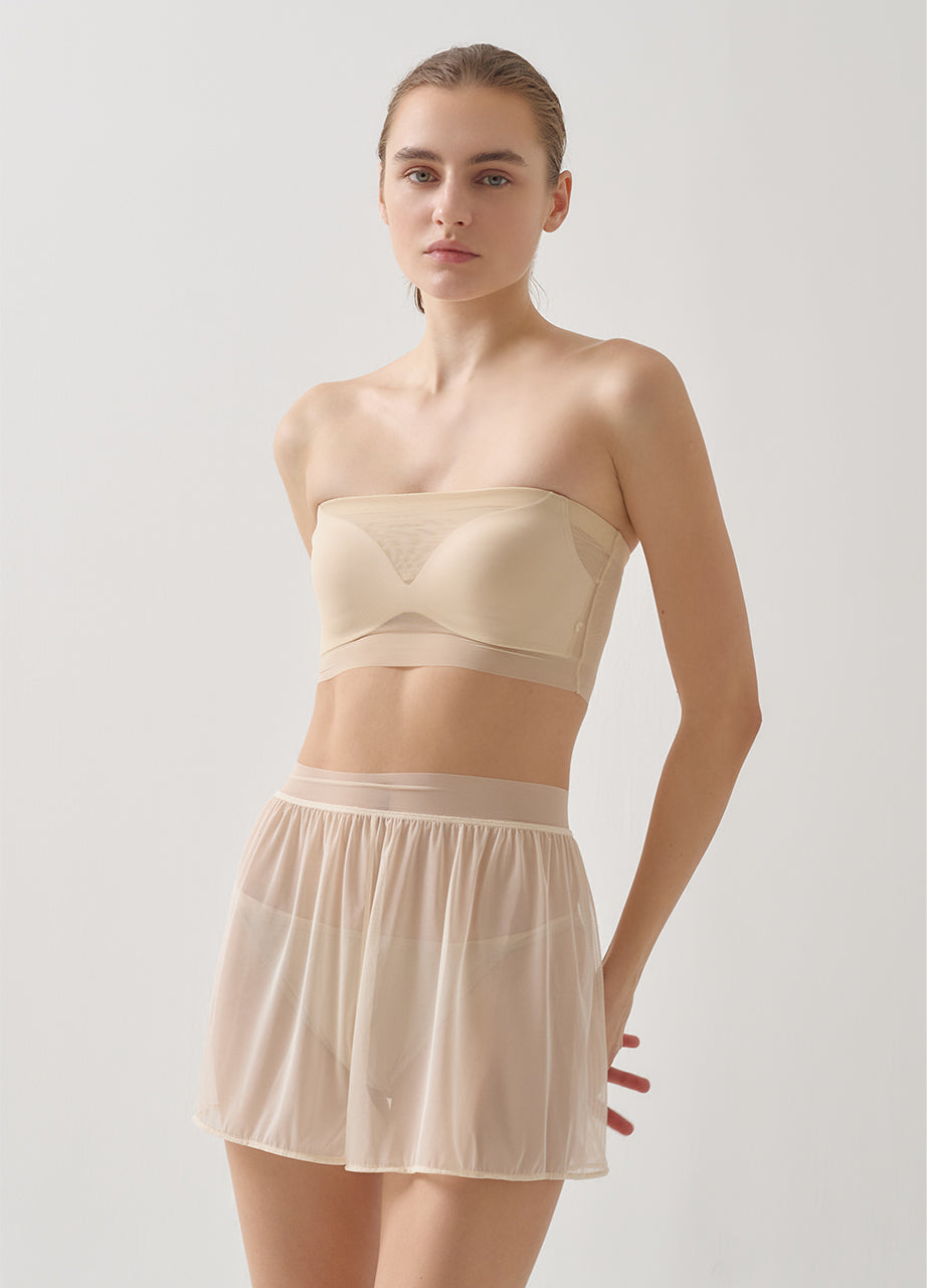 NICENICE MOMENT ナイスナイスモーメント MESH TUBE TOP メッシュ チューブトップ バンドゥー インナー ノンワイヤー NNM03-2403-101【クーポン対象外】