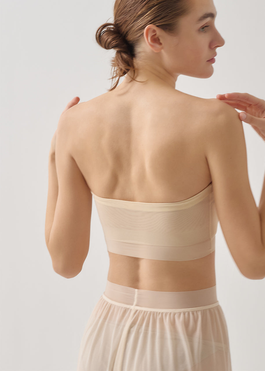 NICENICE MOMENT ナイスナイスモーメント MESH TUBE TOP メッシュ チューブトップ バンドゥー インナー ノンワイヤー NNM03-2403-101【クーポン対象外】