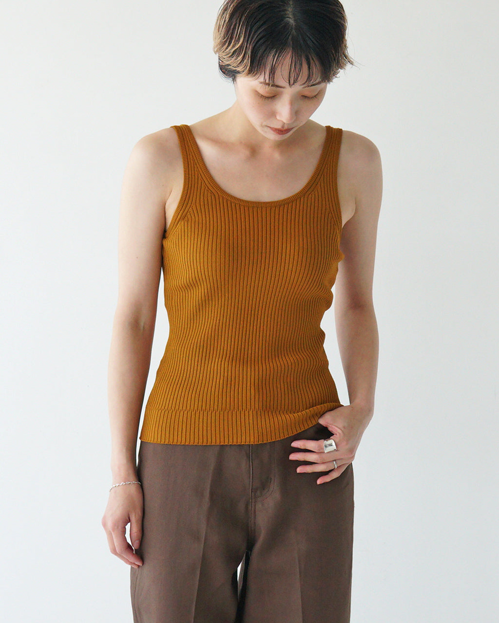 NICENICE MOMENT ナイスナイスモーメント TANK TOP SHELL タンクトップ シェル インナー カップ付き ブラトップ NNM1-25S-021【送料無料】【クーポン対象外】