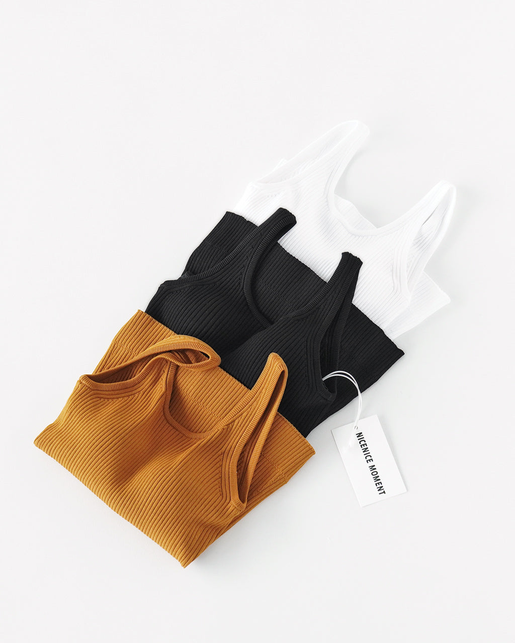 NICENICE MOMENT ナイスナイスモーメント TANK TOP SHELL タンクトップ シェル インナー カップ付き ブラトップ NNM1-25S-021【送料無料】【クーポン対象外】