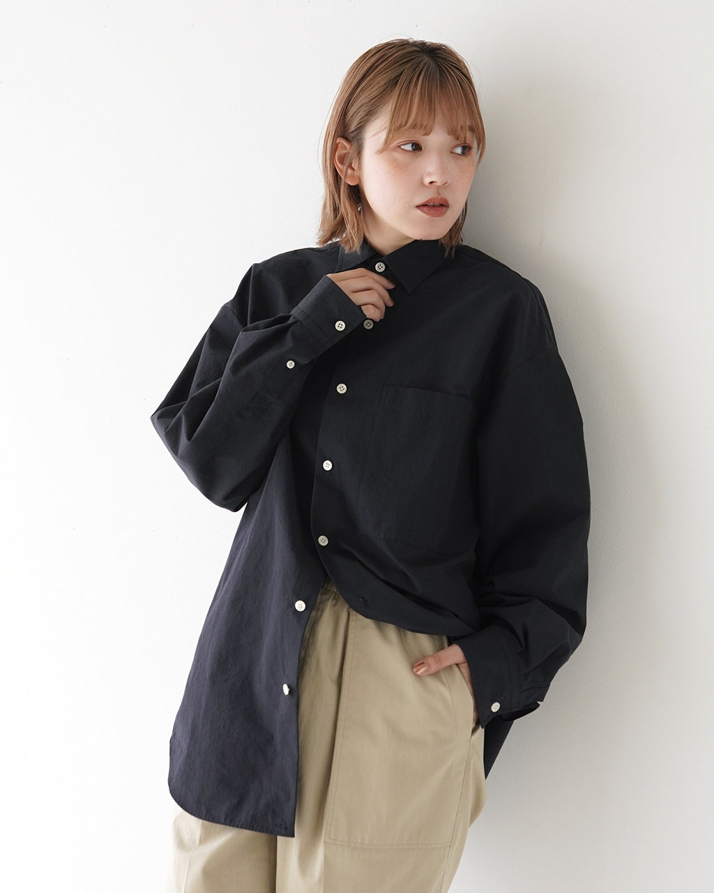 【SALE！30%OFF】ニコルソンアンドニコルソン nicholson&nicholson DANCE-W ビッグシルエット シャツ ダンス ダブル ダブリュー SHIRT【送料無料】