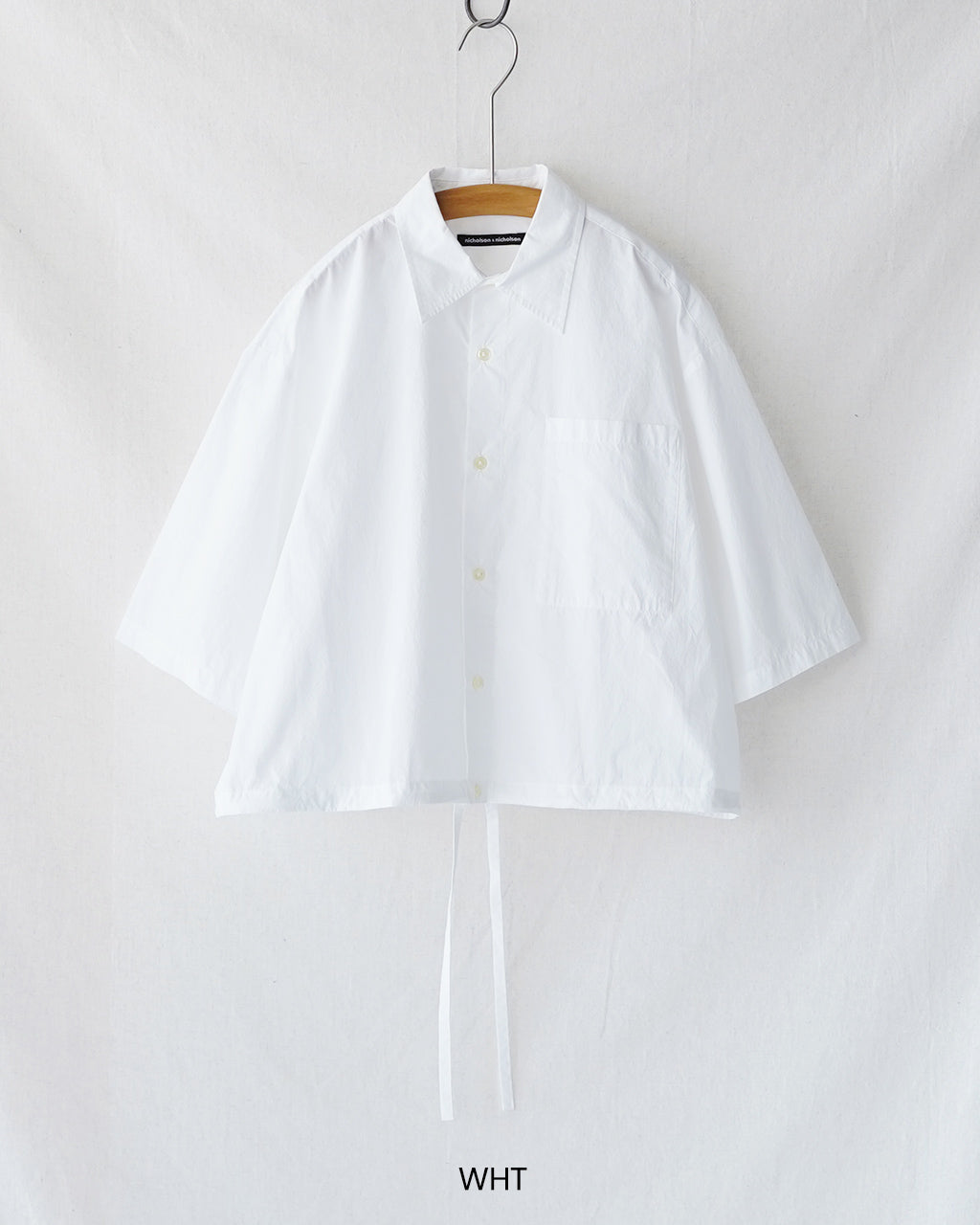 「LINDA-W」 REGULAR COLLAR SHIRT【先行予約】【2026年4月下旬頃入荷予定】