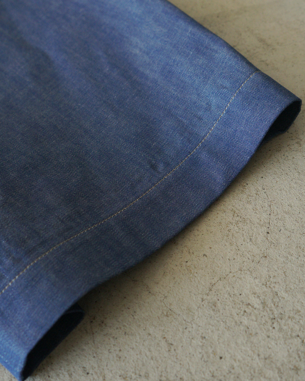 2 TUCK WIDE PANTS DENIM HAKU-DENIM