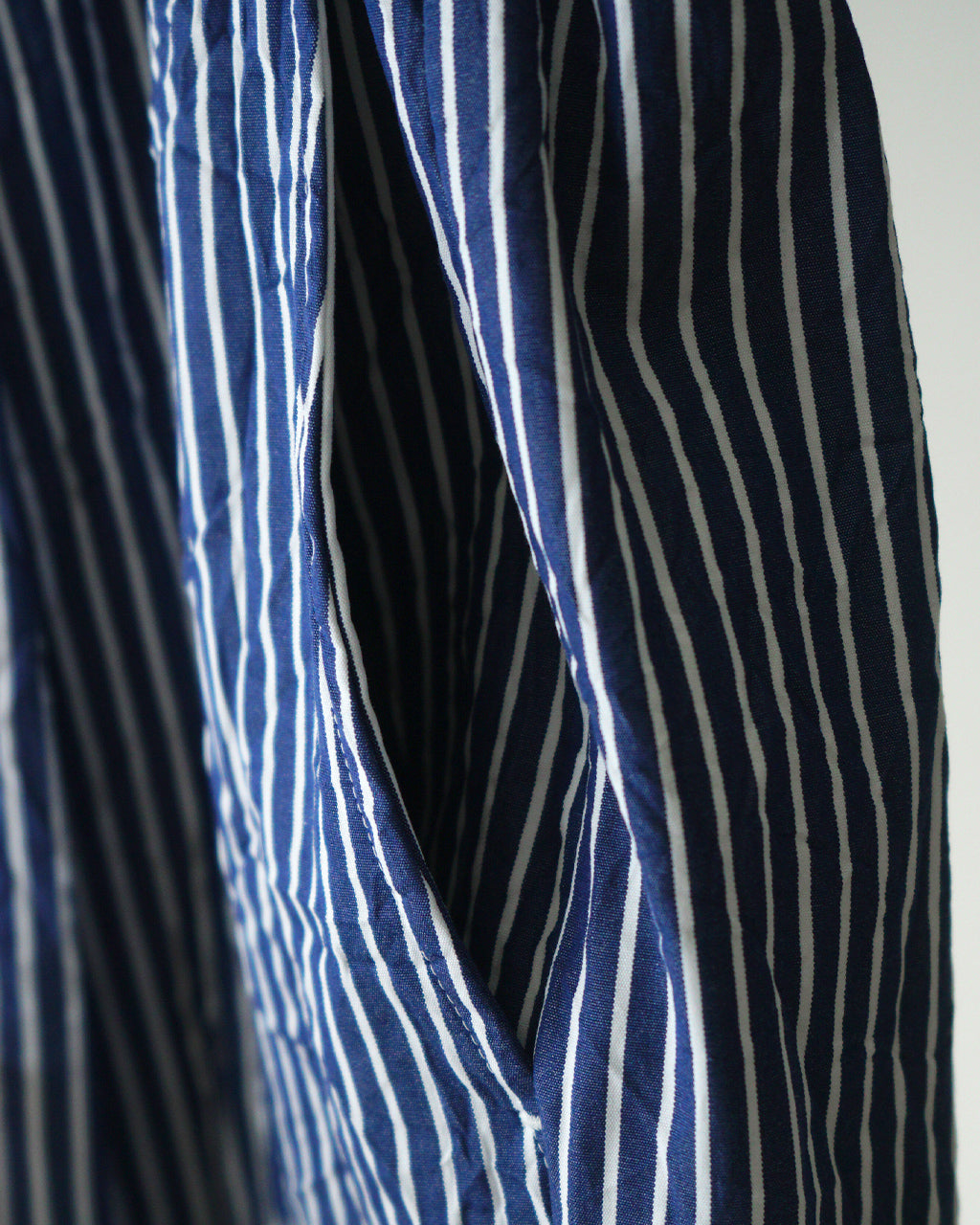 2 TUCK WIDE PANTS STRIPE HAKU-CC