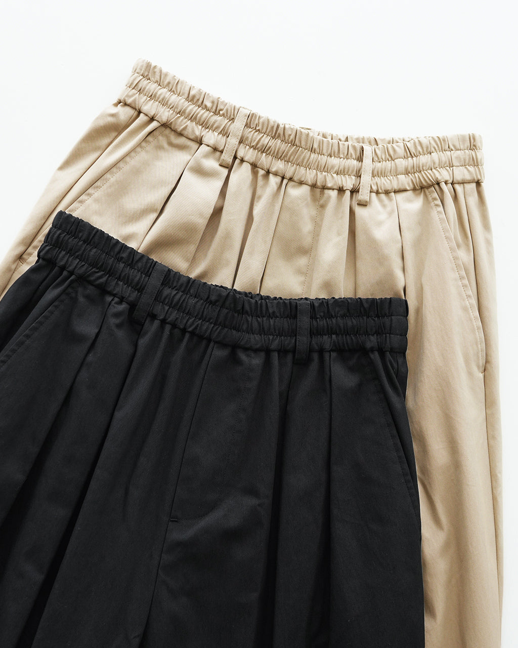 ニコルソン アンド ニコルソン nicholson&nicholson ハカマ ギャバ HAKAMA-GABA 2タック ワイドパンツ  2024秋冬【送料無料】