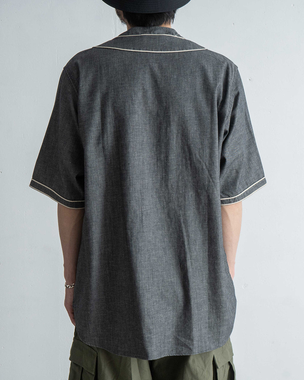 ＼早得24時間限定ポイント10倍／Nigel Cabourn ナイジェル・ケーボン ベースボールシャツ ショートスリーブ TYPE2 BASEBALL SHIRT S/S TYPE2 半袖 80500011002【送料無料】