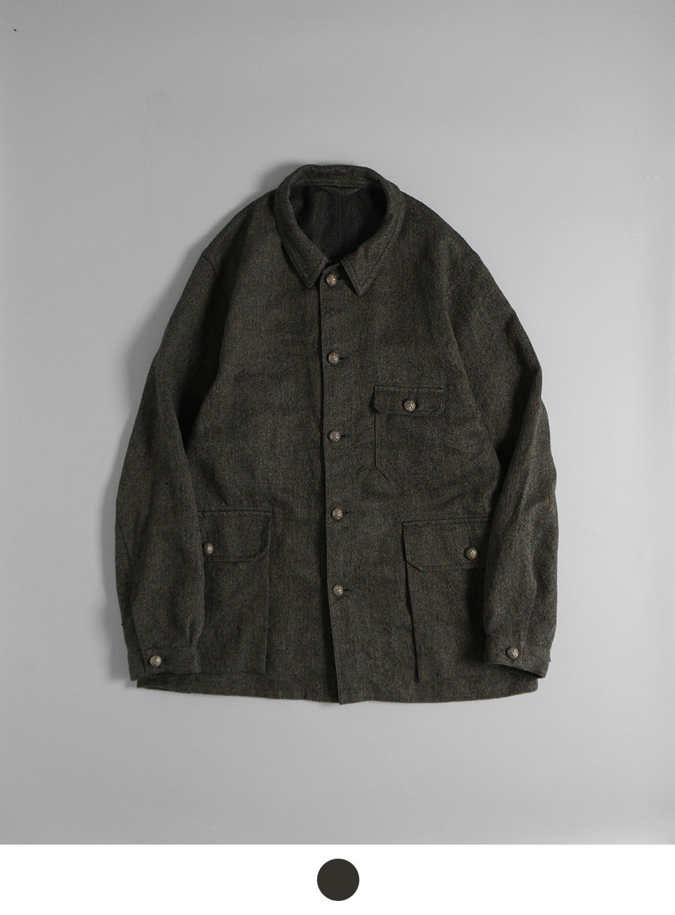 Nigel Cabourn ナイジェル・ケーボン フレンチワーク ジャケット ヘンプ FRENCH WORK JK HEMP レギュラーカラー 80490030001【送料無料】