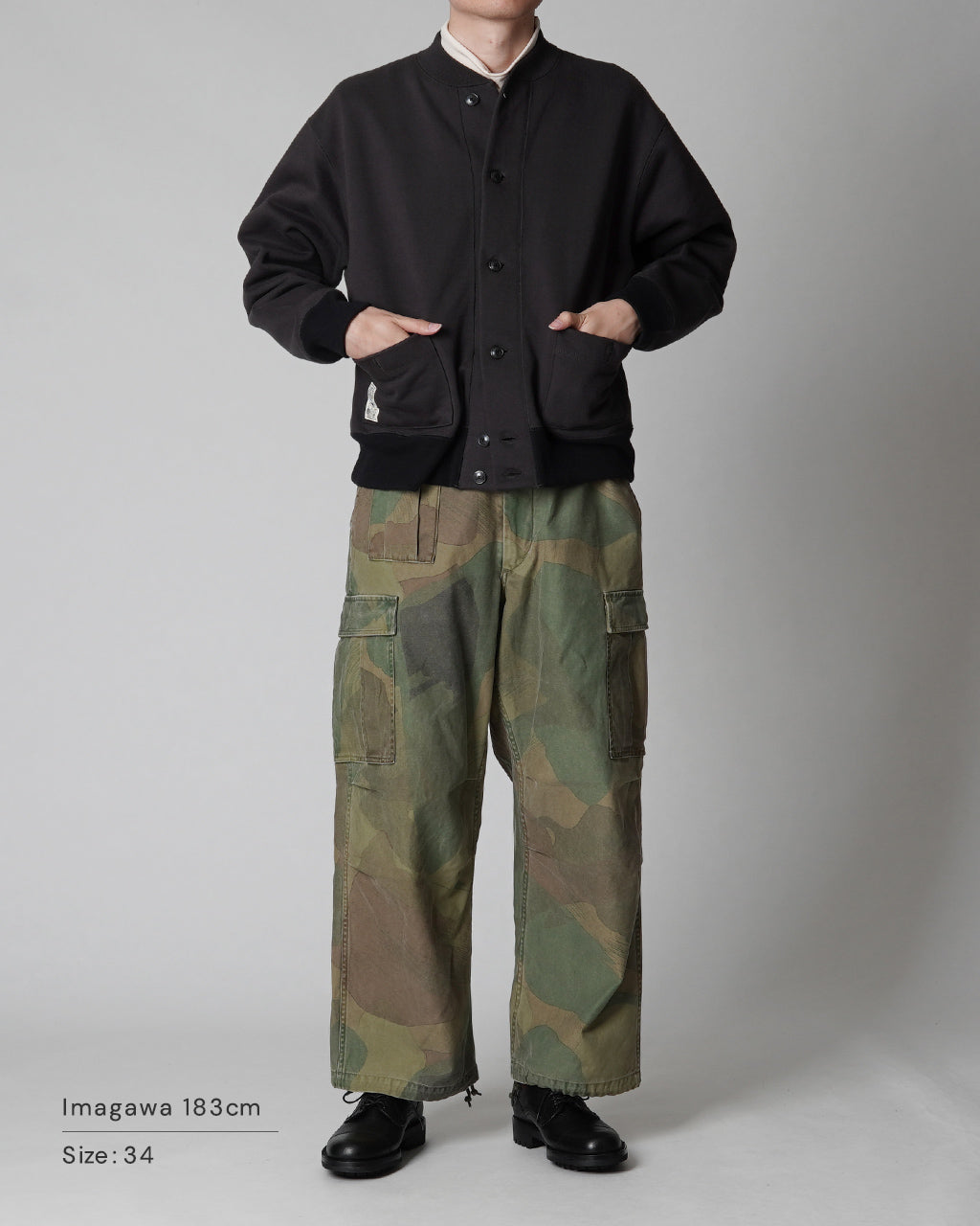 Nigel Cabourn ナイジェル・ケーボン アーミー カーゴ パンツ フェード カモフラージュ ARMY CARGO PANT FADE CAMO ボトムス 80490050013【送料無料】