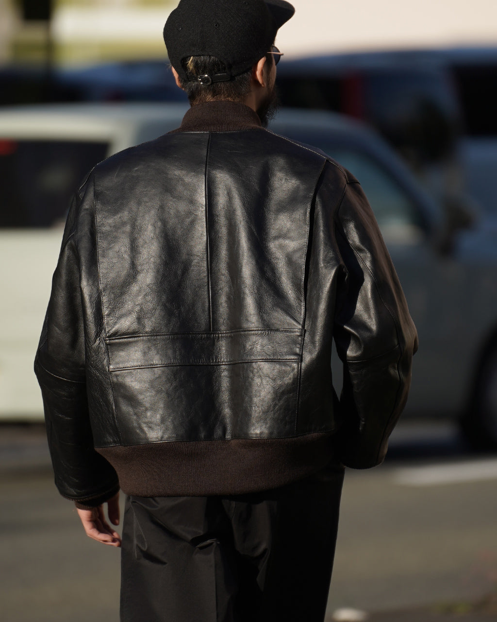 ⚫︎サイズ03！NIGELCABOURN レザージャケット Nigel Cabourn ナイジェル・ケーボン A-1 JK ブラウンコアレザー