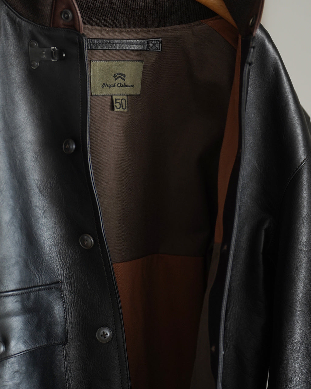 Nigel Cabourn ナイジェル・ケーボン A-1 JK ブラウンコアレザー