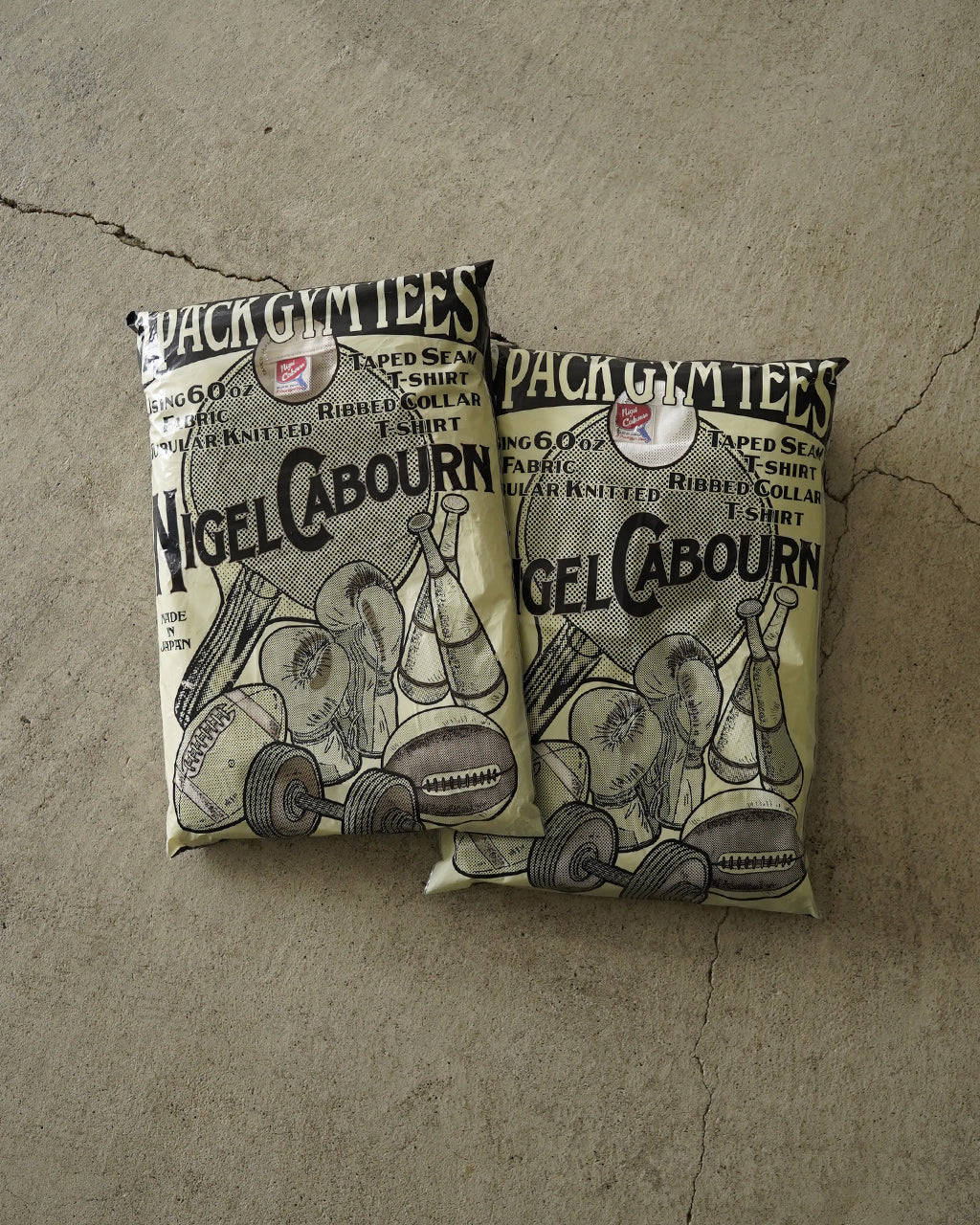 Nigel Cabourn 2PACK GYM T-SHIRT ナイジェル・ケーボン ジム Tシャツ