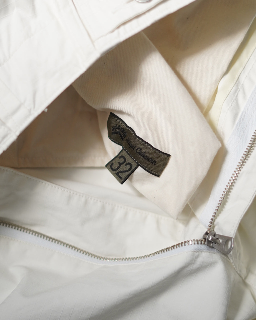 Nigel Cabourn ARMY CARGO PANT RIPSTOP PIGMENT カーゴパンツ リップストップ ホワイト｜Crouka(クローカ)