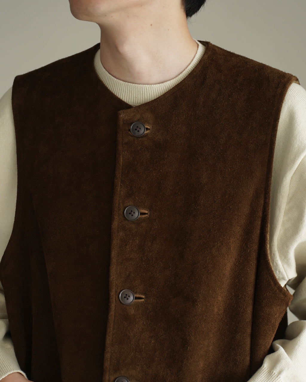 JERKIN VEST SUEDE REV 80530090002