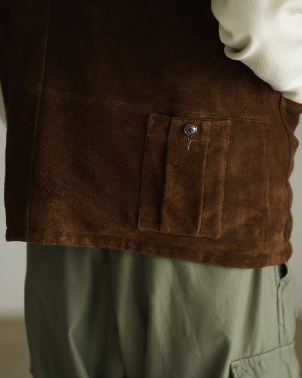 JERKIN VEST SUEDE REV 80530090002