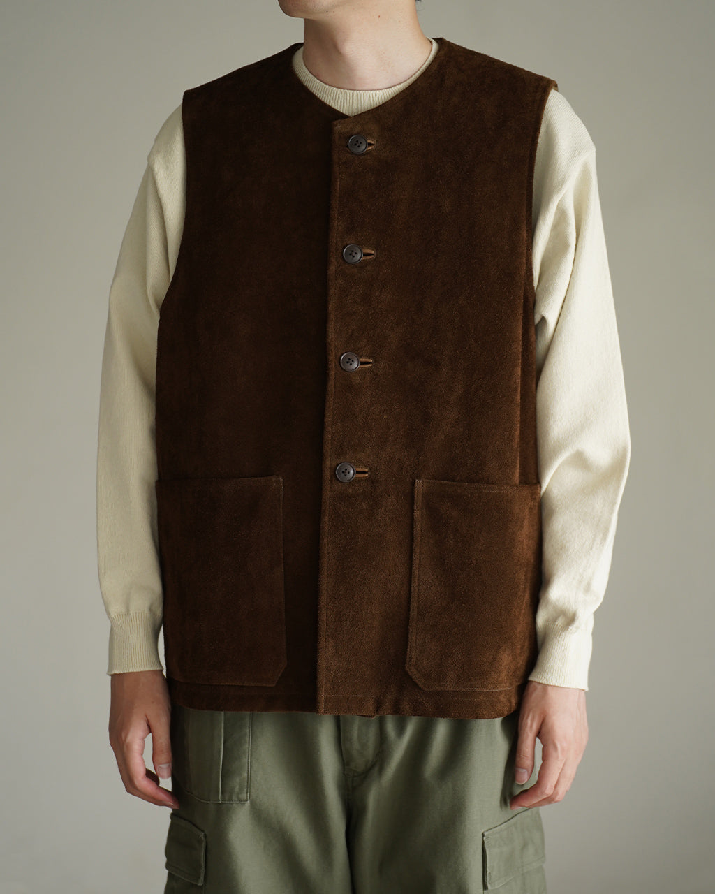 JERKIN VEST SUEDE REV 80530090002