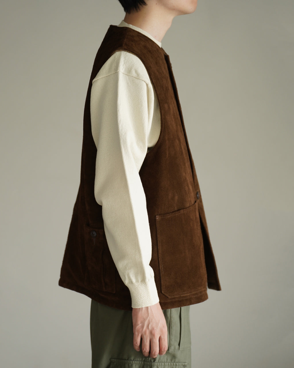 JERKIN VEST SUEDE REV 80530090002