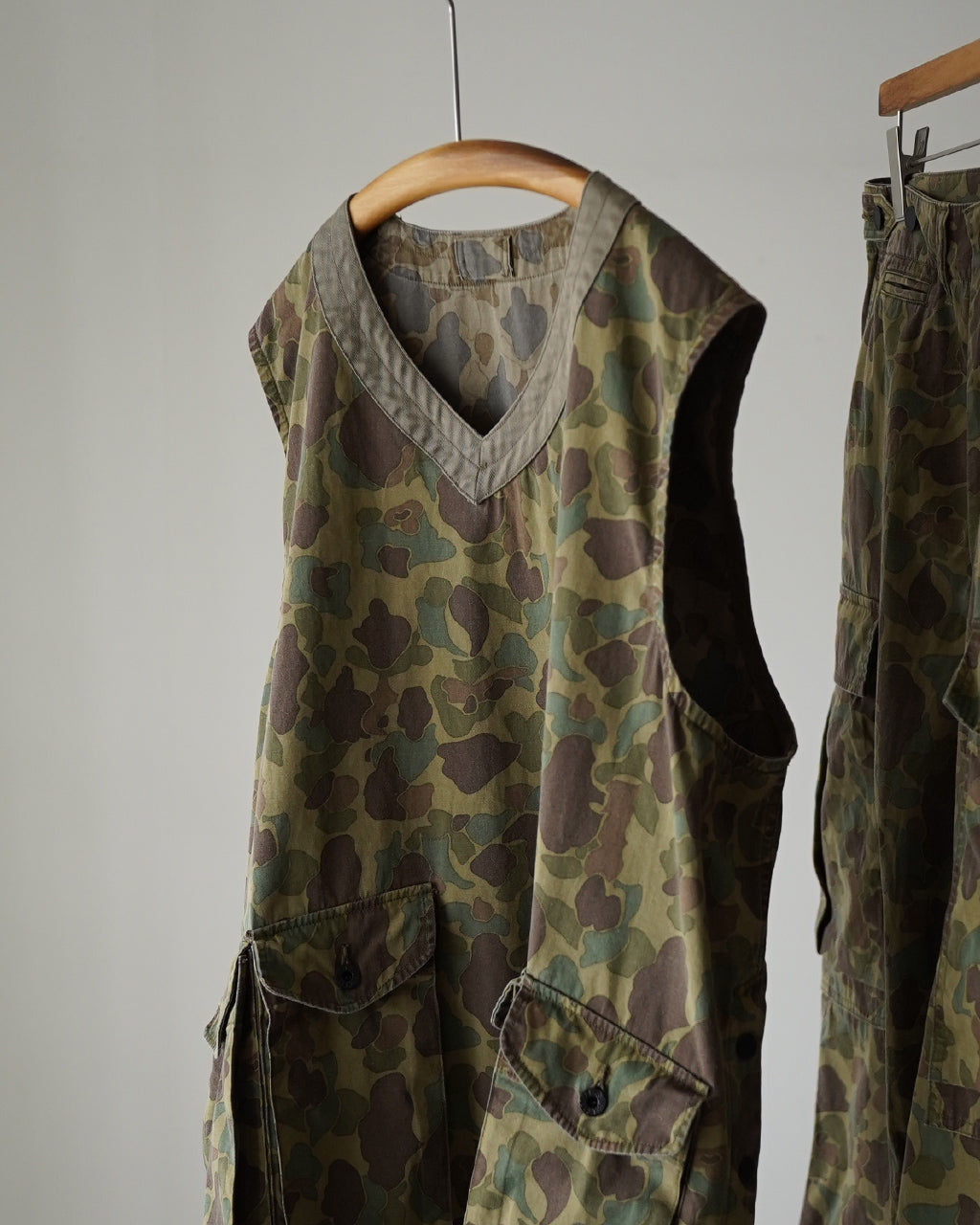 Nigel Cabourn フィッシングベスト ダックハンターカモ プルオーバー｜Crouka(クローカ)