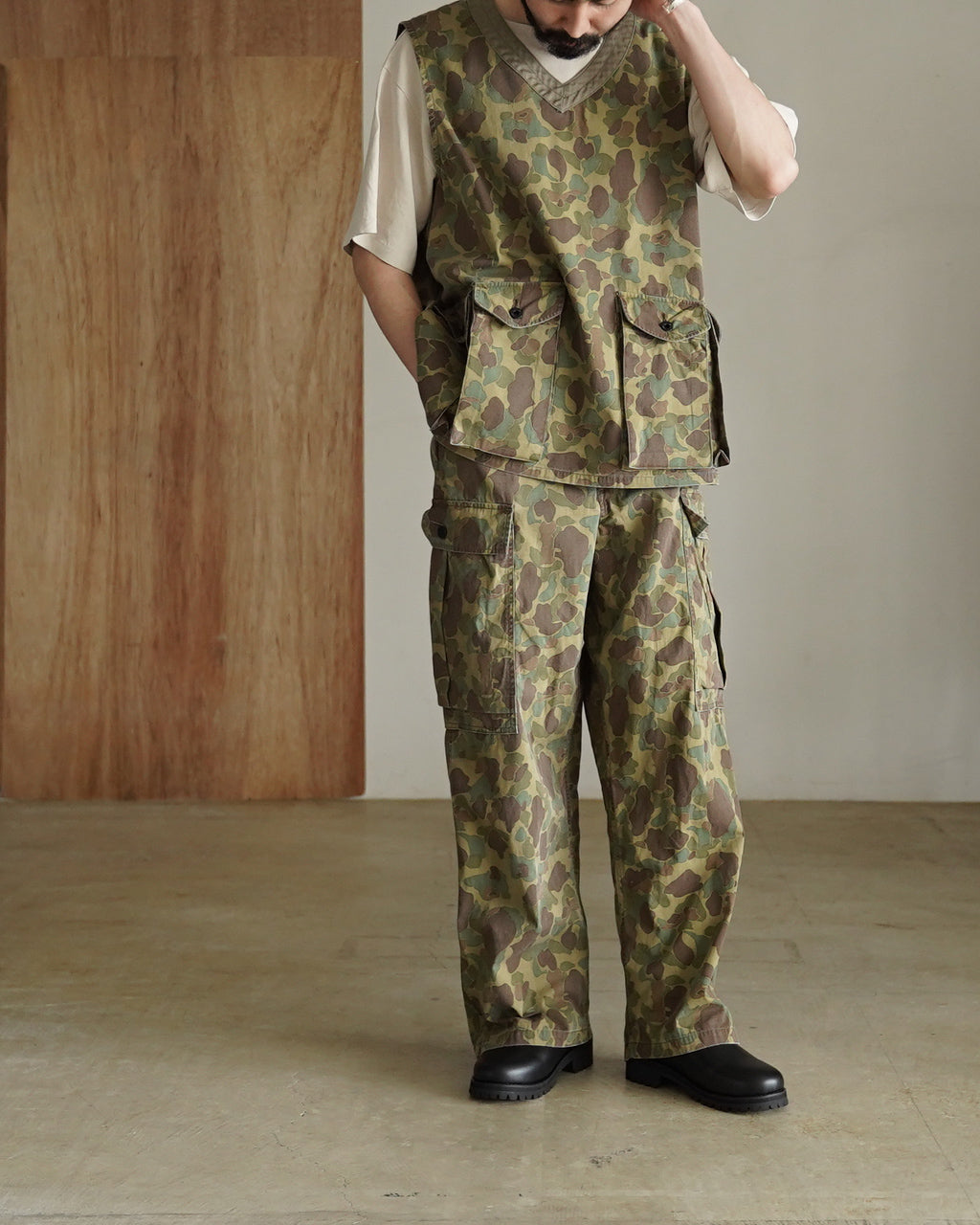 NIGEL CABOURN ナイジェルケーボン コットンベストハンティングベスト Nigel Cabourn ナイジェル・ケーボン プルオーバー フィッシングベスト