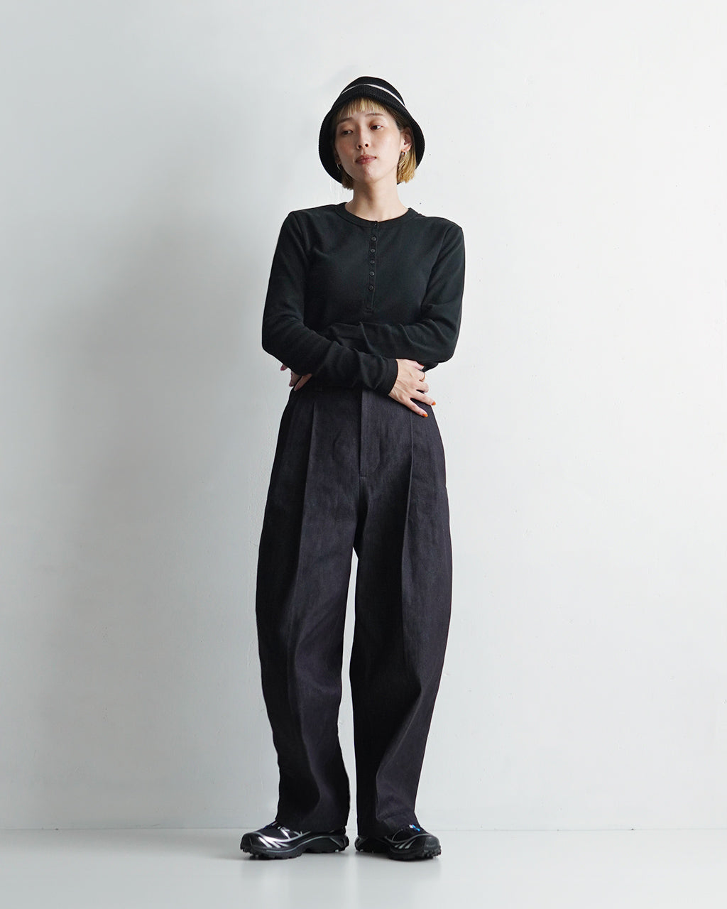 Or オア デニム タック パンツ DENIM TUCK PANTS ボトムス OR11【送料無料】