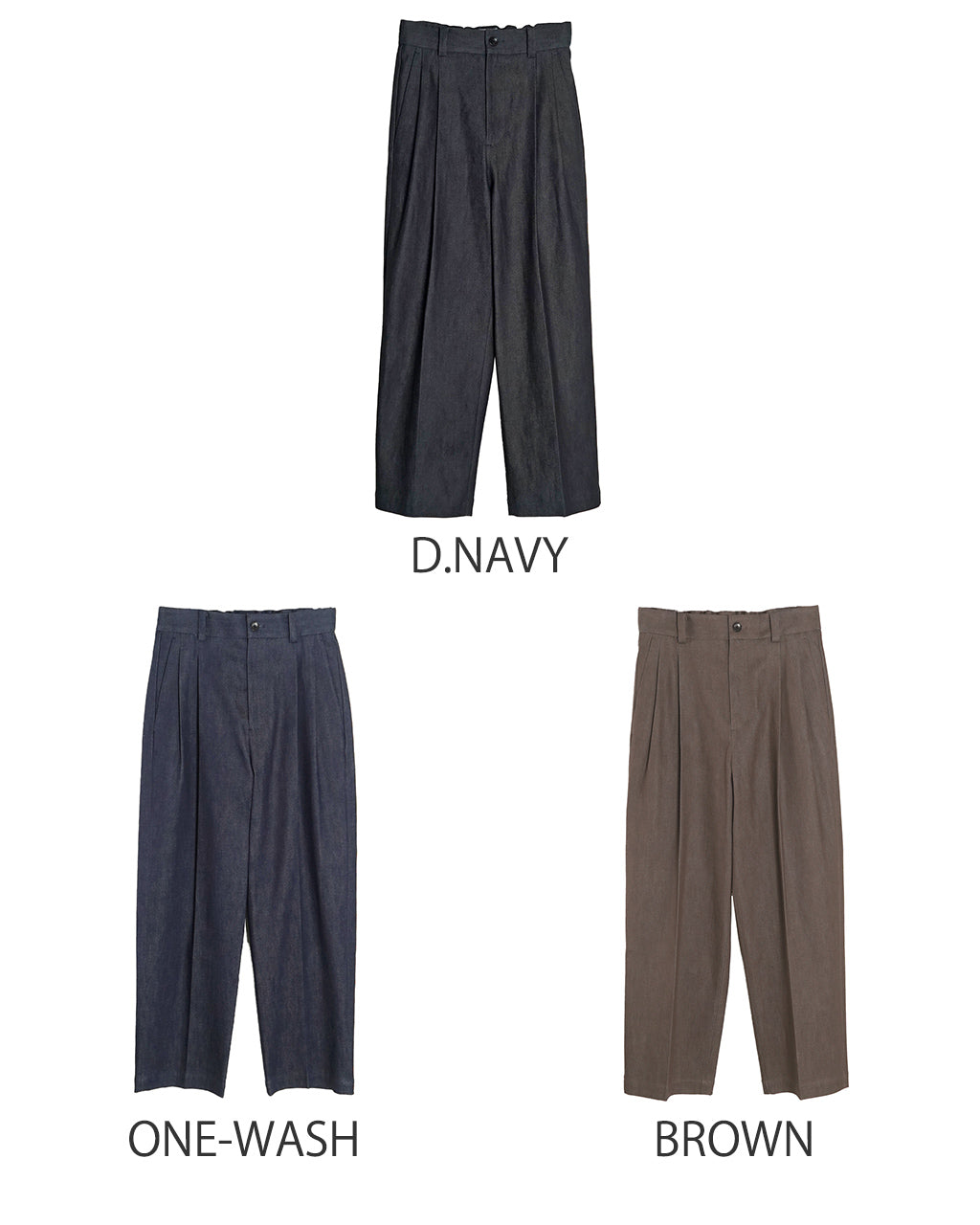 Or オア デニム タック パンツ DENIM TUCK PANTS ボトムス OR11【送料無料】