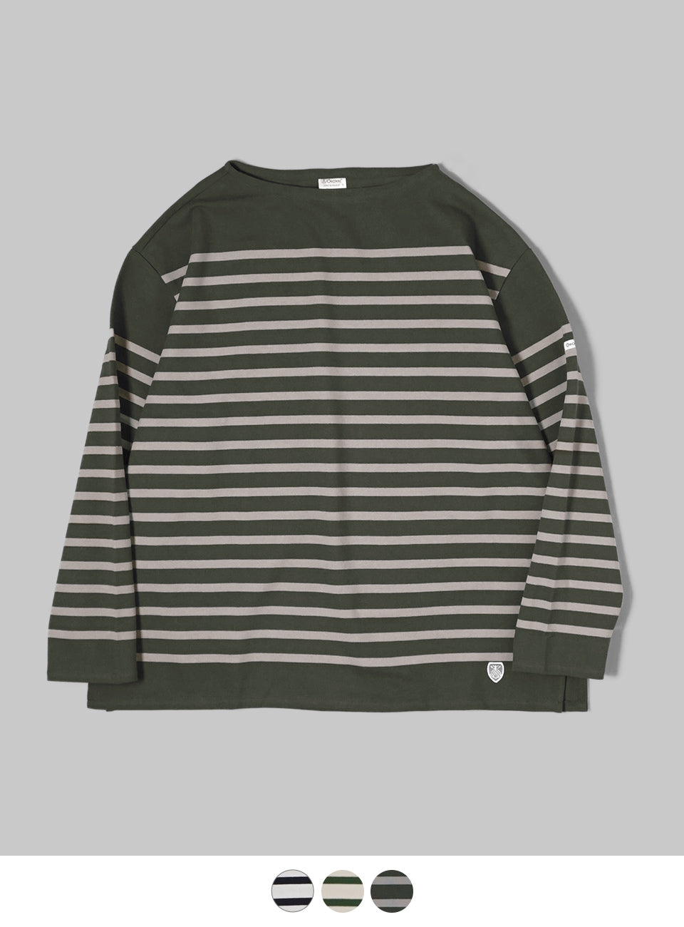 【アウトレット！30%OFF】ORCIVAL オーシバル ボートネック ロングスリーブ プルオーバー BOAT NECK L/S P.O. ボーダー カットソー ロンT  6231【送料無料】