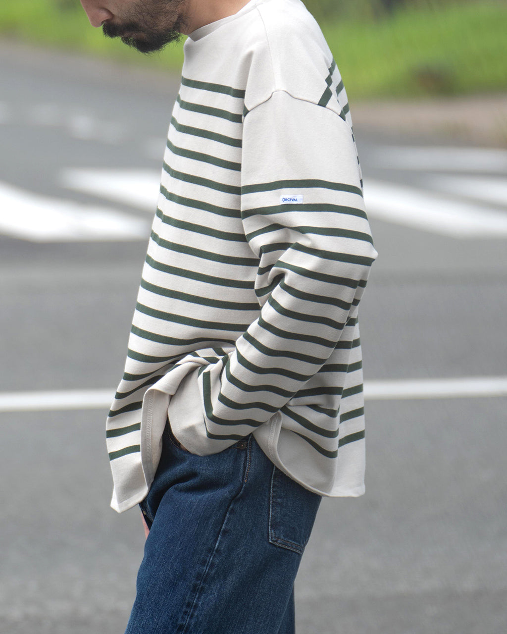 ORCIVAL オーシバル ボートネック ロングスリーブ プルオーバー BOAT NECK L/S P.O. ボーダー カットソー ロンT