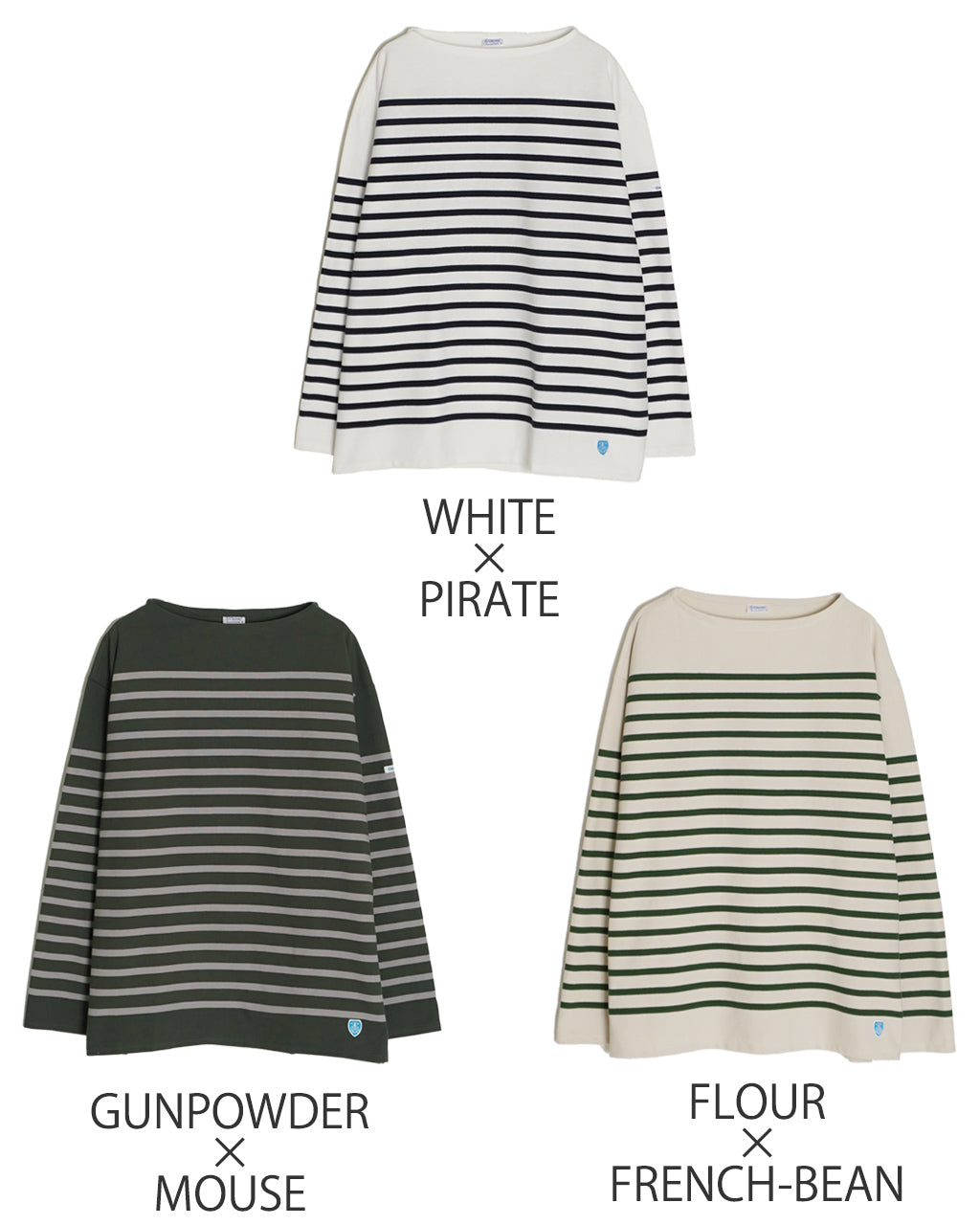 【アウトレット！30%OFF】ORCIVAL オーシバル ボートネック ロングスリーブ プルオーバー BOAT NECK L/S P.O. ボーダー カットソー ロンT  6231【送料無料】