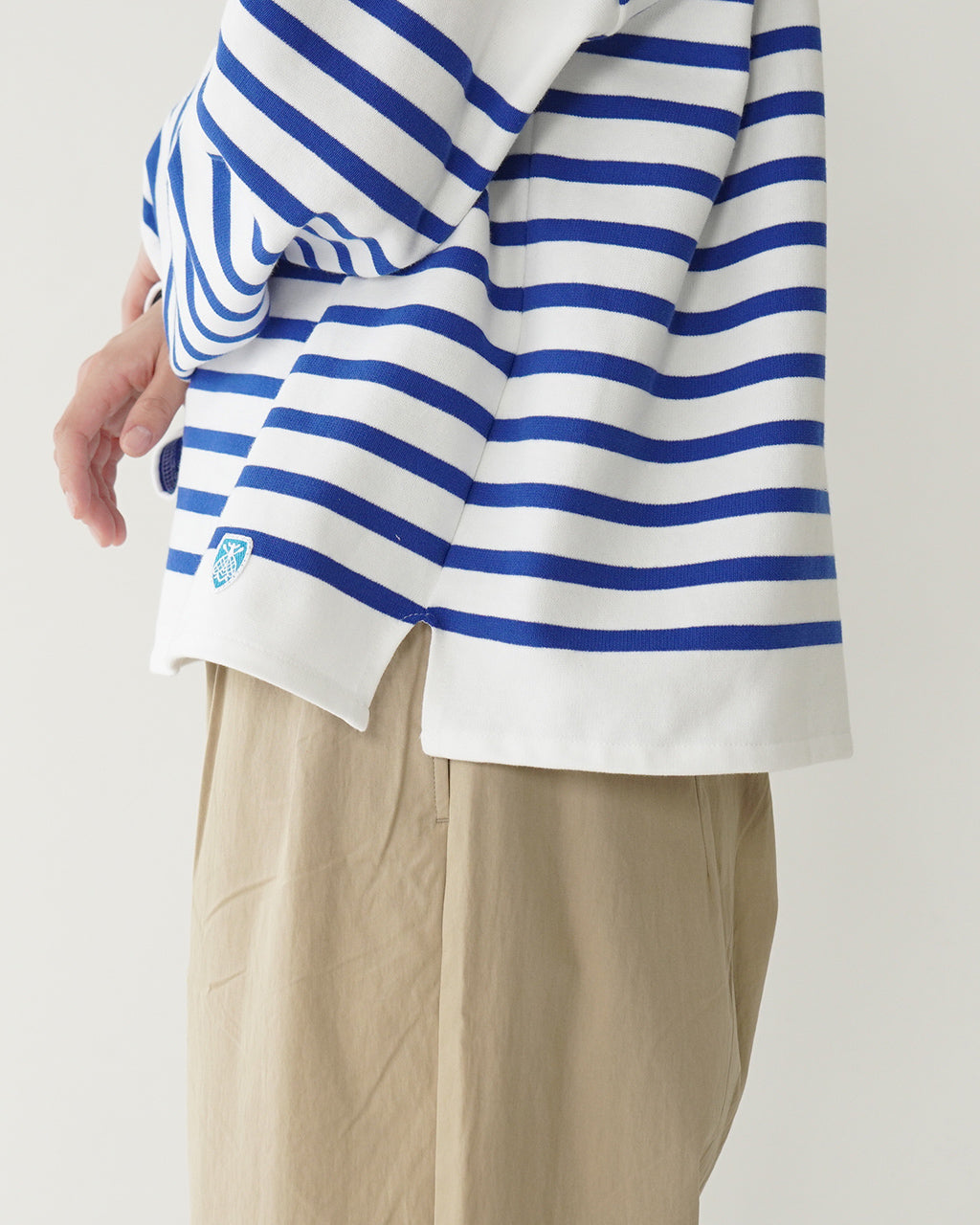 ＼早得24時間限定ポイント10倍／ORCIVAL オーシバル ドロップショルダー ラッセル ワイドTシャツ WIDE BODY BOAT NECK P.O. ボートネック 長袖 プルオーバー カットソー ロンT 6919【送料無料】