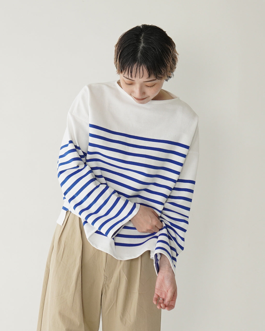 ＼早得24時間限定ポイント10倍／ORCIVAL オーシバル ドロップショルダー ラッセル ワイドTシャツ WIDE BODY BOAT NECK P.O. ボートネック 長袖 プルオーバー カットソー ロンT 6919【送料無料】