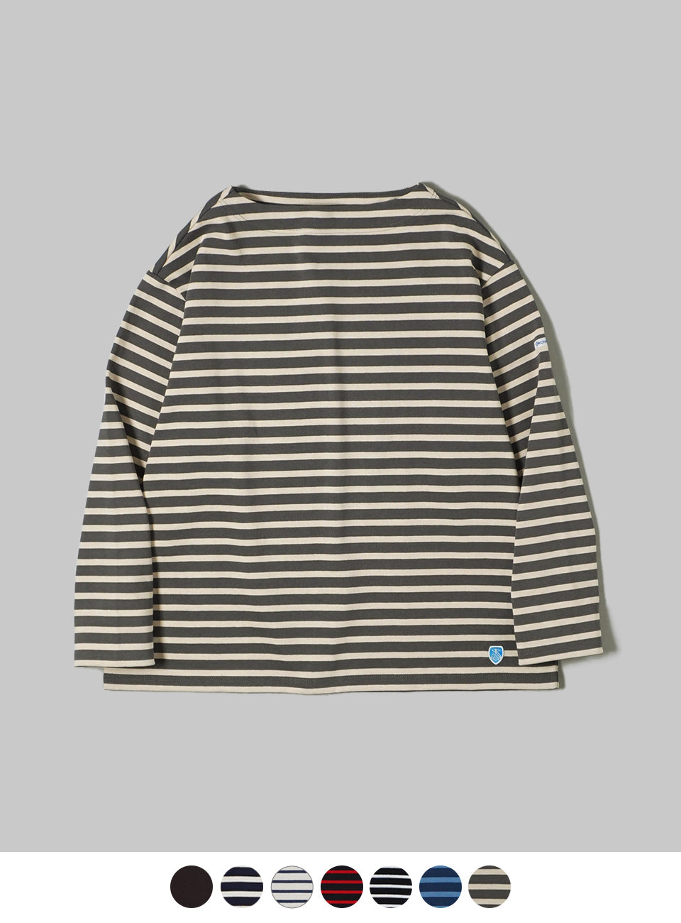 ORCIVAL オーシバル ボートネック ロングスリーブ プルオーバー BOAT NECK L/S P.O. ボーダー カットソー  B464【送料無料】