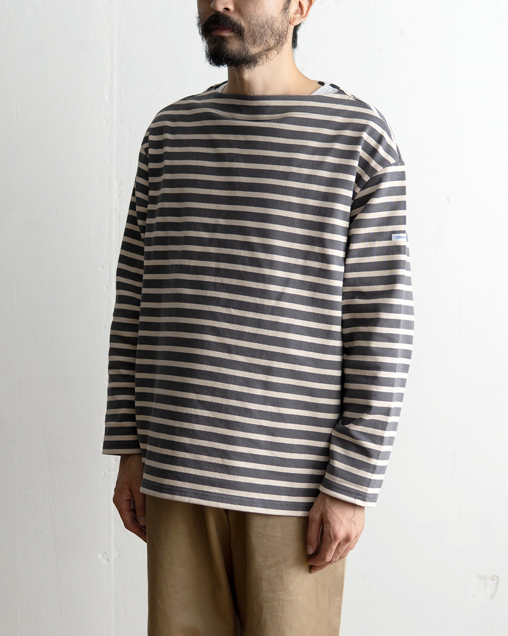 ORCIVAL オーシバル ボートネック ロングスリーブ プルオーバー BOAT NECK L/S P.O. ボーダー カットソー  B464【送料無料】