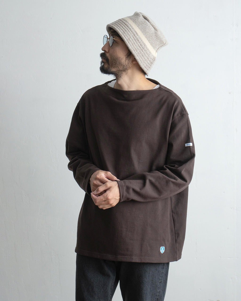 ORCIVAL オーシバル ボートネック ロングスリーブ プルオーバー BOAT NECK L/S P.O. ボーダー カットソー  B464【送料無料】