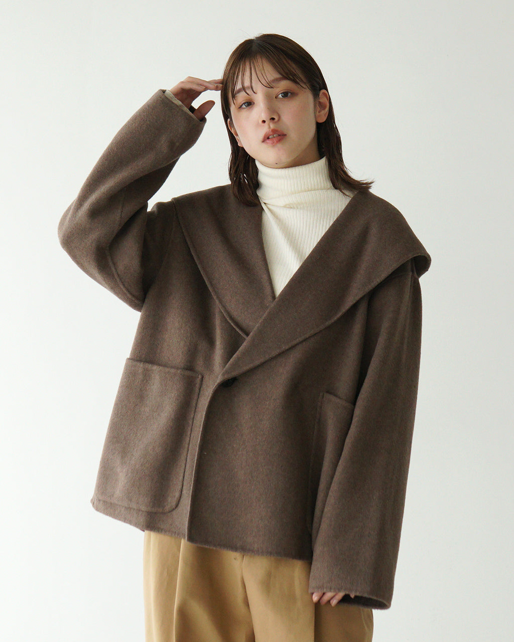 【SALE！40%OFF】ORCIVAL オーシバル ショートコート フード HOODED SHORT COAT  OR-A0592 REV 【送料無料】