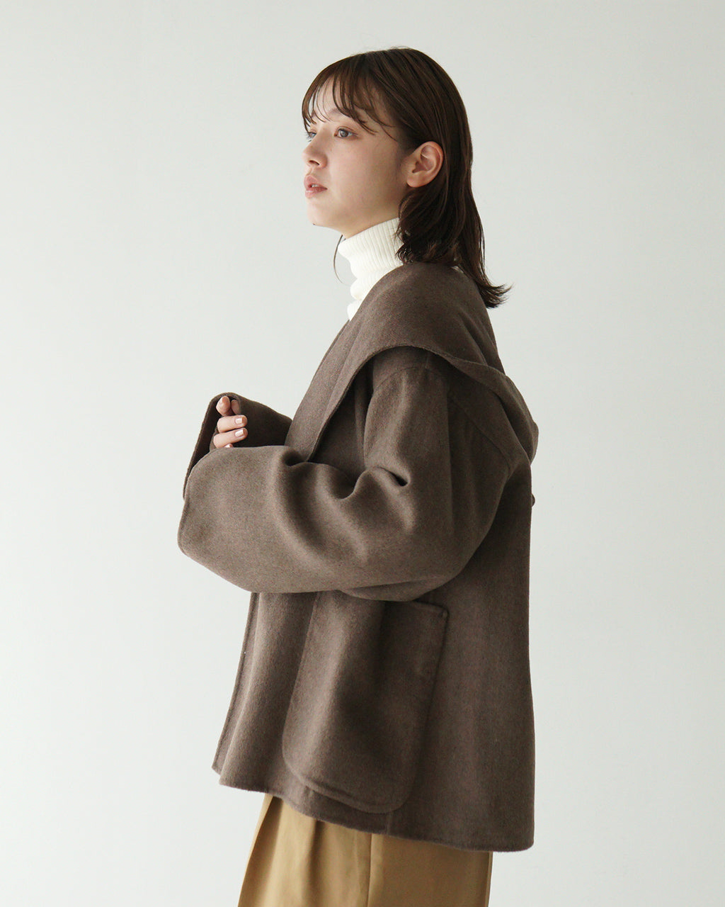 【SALE！40%OFF】ORCIVAL オーシバル ショートコート フード HOODED SHORT COAT  OR-A0592 REV 【送料無料】