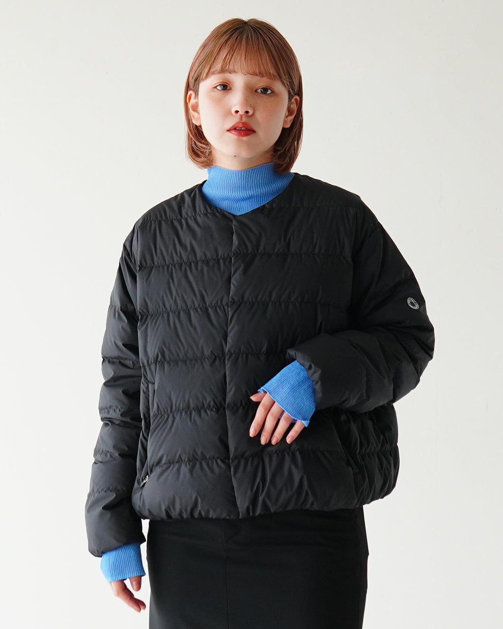 【SALE！30%OFF】ORCIVAL オーシバル ラウンド ネック ブルゾン ROUND NECK BLOUSON ジャケット ダウン OR-A0603 DPL【送料無料】