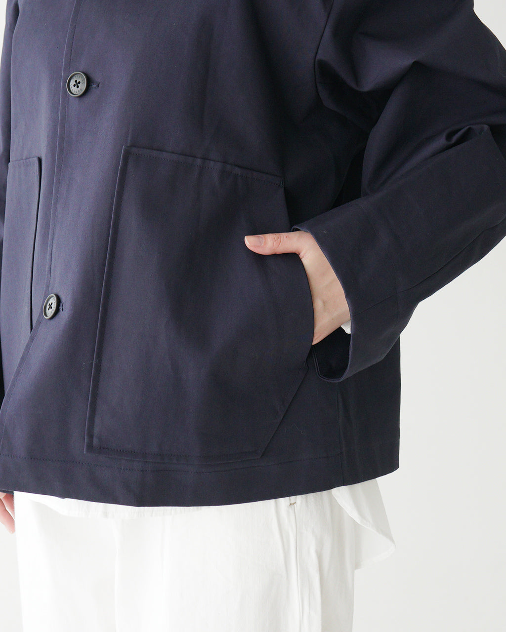 ORCIVAL オーシバル ボンディング カラーレスジャケット BONDING COLLARLESS JACKET OR-A0694 WB【送料無料】