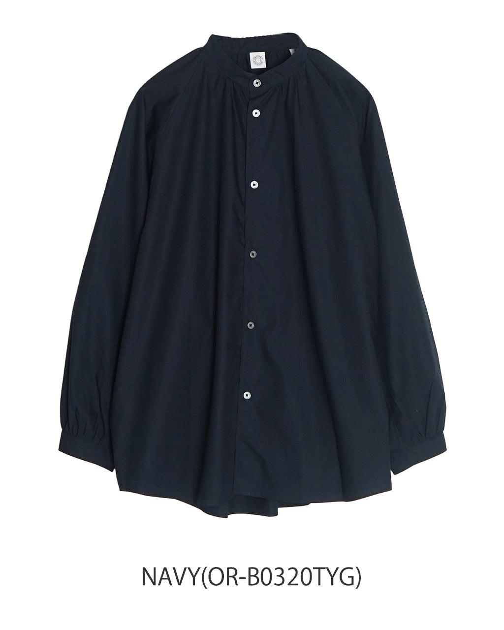 【SALE！40%OFF】ORCIVAL オーシバル タイプライター ラグランスリーブ シャツ Typewriter Raglan Sleeves Shirt バンドカラーブラウス OR-B0320TYG 【送料無料】