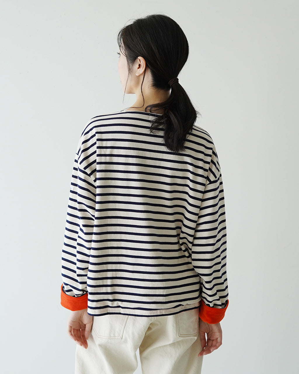 ORCIVAL オーシバル ボートネック ロングスリーブ ショート プルオーバー BOAT NECK L/S SHORT PULLOVER カットソー 裏起毛 OR-C0274BDJ【送料無料】