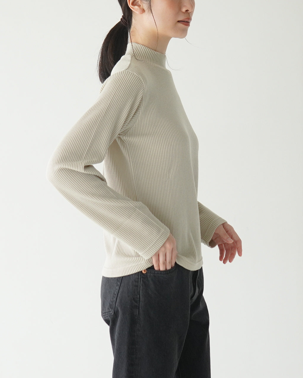 【アウトレット！30%OFF】ORCIVAL オーシバル モックネック ロングスリーブ プルオーバー MOCK NECK L/S PULLOVER OR-C0383 MOR