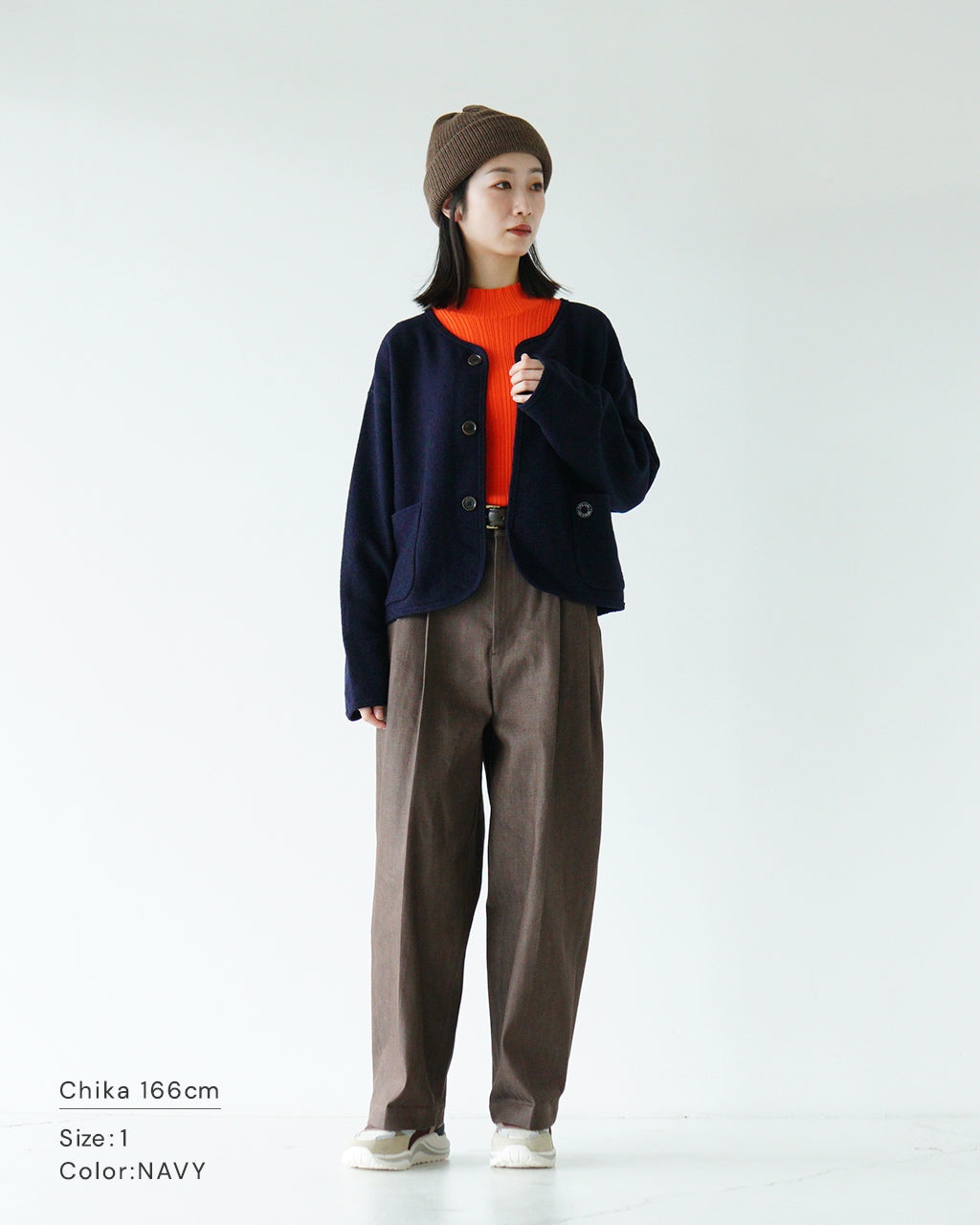 【SALE！40%OFF】ORCIVAL オーシバル カーディガン CREW NECK CARDIGAN クルー ネック カーディガン ウール 羽織 ライトアウター OR-C0380 【送料無料】