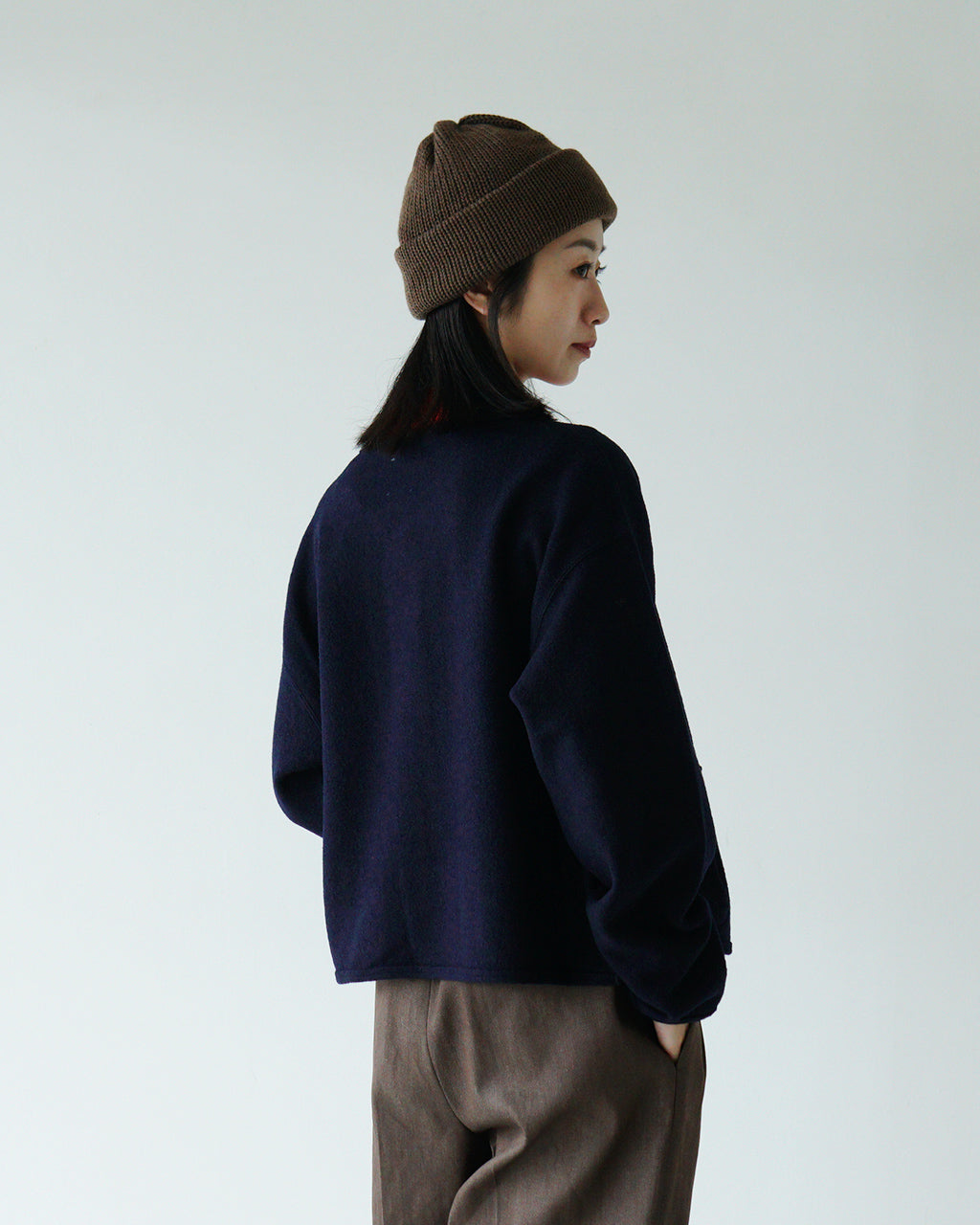 【SALE！40%OFF】ORCIVAL オーシバル カーディガン CREW NECK CARDIGAN クルー ネック カーディガン ウール 羽織 ライトアウター OR-C0380 【送料無料】